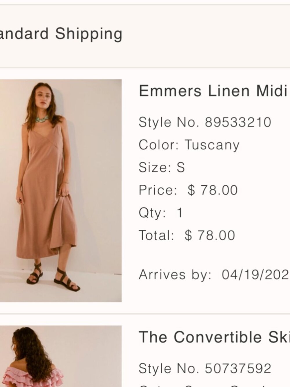 Emmers Linen Midi Dress